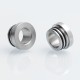 Authentic Iwodevape 810 to 510 Drip Tip Adapter for RDA / RTA - Silver, Stainless Steel, 12.5mm Diameter (2 PCS)