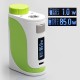 Authentic Eleaf iStick Pico 25 85W TC VW Variable Wattage Mod - White + Green, Stainless Steel, 1~85W, 1 x 18650