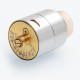 Authentic Cthulhu MOD Azathoth RDA Rebuildable Dripping Atomizer w/ BF Pin - Silver, Stainless Steel, 24mm Diameter