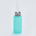Authentic SJMY Super Soft Bottom Feeder Bottle for BF Squonk Mods - Green, Silicone + Stainless Steel, 6ml