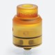 Authentic CoilART DPRO RDA Rebuildable Dripping Atomizer w/ BF Pin - Brown, Ultem + Stainless Steel, 24mm Diameter
