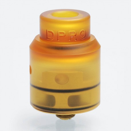 Authentic CoilART DPRO RDA Rebuildable Dripping Atomizer w/ BF Pin - Brown, Ultem + Stainless Steel, 24mm Diameter