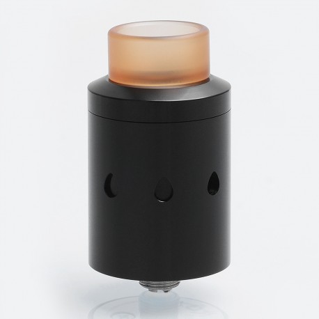 Authentic Cthulhu CETO RDA Rebuildable Dripping Atomizer w/ BF Pin - Black, Stainless Steel, 24mm Diameter