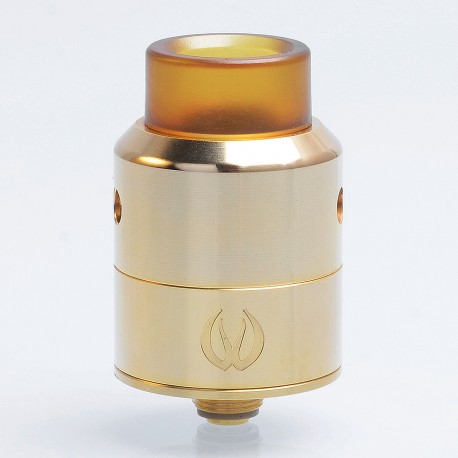 Authentic VandyVape Pulse 22 BF RDA Rebuildable Dripping Atomizer - Gold, Stainless Steel, 22mm Diameter