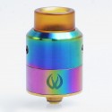 Authentic VandyVape Pulse 22 BF RDA Rebuildable Dripping Atomizer - Rainbow, Stainless Steel, 22mm Diameter