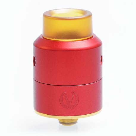 Authentic VandyVape Pulse 22 BF RDA Rebuildable Dripping Atomizer - Red, Stainless Steel, 22mm Diameter
