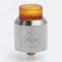 Authentic CoilART DPRO RDA Rebuildable Dripping Atomizer w/ BF Pin - Silver, Stainless Steel, 24mm Diameter