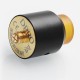 Authentic CoilART DPRO RDA Rebuildable Dripping Atomizer w/ BF Pin - Black, Stainless Steel, 24mm Diameter
