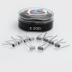 Authentic Vapethink Sweep V1 Ni80 Pre-built Coil Heating Wire - 26GA x 3 + 38GA, 0.2 Ohm (10 PCS)