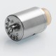 Authentic Cthulhu CETO RDA Rebuildable Dripping Atomizer w/ BF Pin - Silver, Stainless Steel, 24mm Diameter