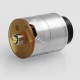 Authentic Digiflavor Aura RDA Rebuildable Dripping Atomizer w/ BF Pin - Silver, Stainless Steel, 24mm Diameter