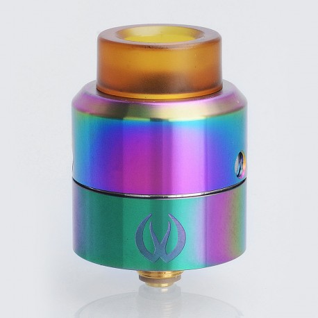 Authentic Vandy Vape Pulse 24 BF RDA Rebuildable Dripping Atomizer w/ BF Pin - Rainbow, Stainless Steel, 24.4mm Diameter