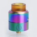 Authentic VandyVape Pulse 24 BF RDA Rebuildable Dripping Atomizer w/ BF Pin - Rainbow, Stainless Steel, 24.4mm Diameter