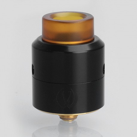 Authentic VandyVape Pulse 24 BF RDA Rebuildable Dripping Atomizer w/ BF Pin - Black, Stainless Steel, 24.4mm Diameter