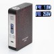 Authentic Athena Pride 250W TC VW Variable Wattage Box Mod - Cracked Red, 1~250W, 3 x 18650, Evolv DNA250 Chip