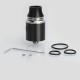 Authentic Blitz Enterprise Hannya RDA Rebuildable Dripping Atomizer - Black, Stainless Steel, 22mm Diameter