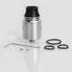 Authentic Blitz Enterprise Hannya RDA Rebuildable Dripping Atomizer - Silver, Stainless Steel, 22mm Diameter