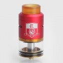 Authentic IJOY Combo RDTA II Rebuildable Dripping Tank Atomizer - Red, Stainless Steel, 6.5ml, 25mm Diameter