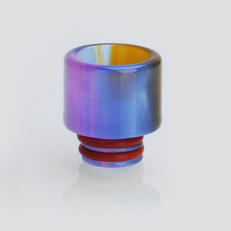 510 Translucent Drip Tip for TFV8 Baby Sub Ohm Tank - Blue, Epoxy Resin, 15.4mm