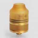 Authentic Oumier WASP Nano RDTA Rebuildable Dripping Tank Atomizer - Gold, Stainless Steel, 2ml, 22mm Diameter