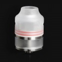 Authentic Oumier WASP Nano RDTA Rebuildable Dripping Tank Atomizer - White, Stainless Steel, 2ml, 22mm Diameter