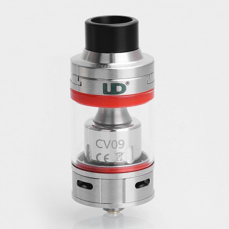 Authentic YouDe UD Zephyrus V3 Sub Ohm Tank Atomizer - Silver, Stainless Steel, 5ml, 25mm Diameter