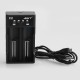 Authentic AWT C2 2A Quick Charge Intelligent Battery Charger - Black, 2 x Battery Slots