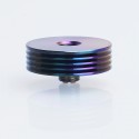 510 Heat Dissipation Insulator Heat Sink for RDA / RTA / Sub Ohm Tank Atomizer - Rainbow, Stainless Steel, 27mm Diameter