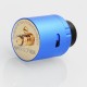 Authentic Vapjoy Viper BF RDA Rebuildable Dripping Atomizer w/ Squonk Pin - Blue, Aluminum + SS, 24mm Diameter