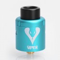 Authentic Vapjoy Viper BF RDA Rebuildable Dripping Atomizer w/ Squonk Pin - Green, Aluminum + SS, 24mm Diameter