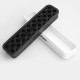 Authentic Vapjoy Ecig Silicone Stander for E-Cigarette Mod / Atomizer / DIY Tool - White + Black, 210 x 53 x 35mm