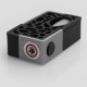 Authentic YiLoong SQ XBOX MOD-01 3D Printed Squonk Mechanical Box Mod - Black, 1 x 18650, 13ml Dropper Bottle