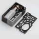 Authentic YiLoong SQ XBOX MOD-01 3D Printed Squonk Mechanical Box Mod - Black, 1 x 18650, 13ml Dropper Bottle