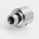 Authentic Har Maze V4 RDA Rebuildable Dripping Atomizer w/ BF Pin - Silver, 316 Stainless Steel, 24mm Diameter