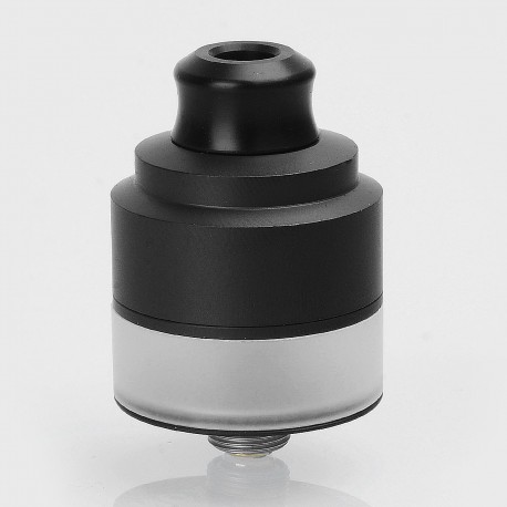 Authentic GAS Mods Nixon V1.5 RDTA Rebuildable Dripping Tank Atomizer w/ BF Pin - Black, Stainless Steel, 2ml, 22mm Diameter