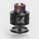 Authentic Aleader Little Bee RDTA Rebuildable Dripping Tank Atomizer - Black, Stainless Steel, 2.5ml, 24mm Diameter