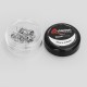 Authentic Claptonwire Quad Coils Kanthal A1 Heating Wire - 28GA x 4, 0.36 Ohm (10 PCS)