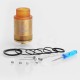 Authentic Oumier Maximus Max RDTA Rebuildable Dripping Tank Atomizer - Gold, Stainless Steel, 3ml, 24mm Diameter