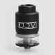 Authentic DEJAVU RDTA Rebuildable Dripping Tank Atomizer - Black, Stainless Steel, 2ml, 24mm Diameter