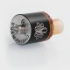 Authentic Cthulhu MTL RDA Rebuildable Dripping Atomizer w/ BF Pin - Black, Stainless Steel, 22mm Diameter