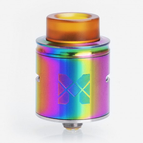 Authentic Vandy Vape MESH RDA Rebuildable Dripping Atomizer w/ BF Pin - Rainbow, Stainless Steel, 24mm Diameter