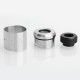 Authentic Augvape Druga RDA Top Cap Kit w/ Drip Tip - Silver, Stainless Steel