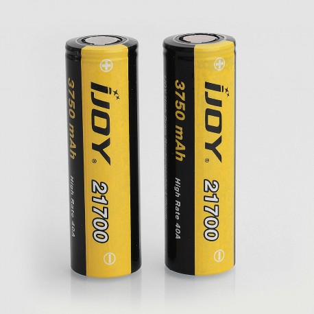 Authentic IJOY 21700 3750mAh 3.7V 40A High Drain Rechargeable Battery - 2 PCS
