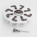 Authentic Claptonwire 8 in 1 Kanthal A1 Coil Heating Wire Kit - 0.36 / 0.45 / 0.5 / 0.85 Ohm (32PCS)