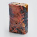 Authentic PCC Team Mechanical Box Mod - Random Color, Stabilized Wood, 2 x 18650