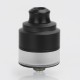 Authentic GAS Mods Nixon V1.0 RDTA Rebuildable Dripping Tank Atomizer - Black, Stainless Steel, 2ml, 22mm Diameter