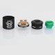 Authentic Hellvape Dead Rabbit RDA Rebuildable Dripping Atomizer w/ BF Pin - Black, Stainless Steel, 24mm Diameter