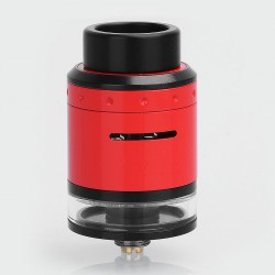 Authentic GeekVape Peerless RDTA Rebuildable Dripping Tank Atomizer - Red, Stainless Steel, 2ml, 24mm Diameter, EU / TPD