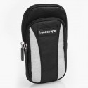 Authentic Iwodevape Carrying Pouch Bag for E- - Black + Grey, Nylon, 113 x 177 x 41mm