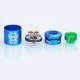 Authentic Hellvape Dead Rabbit RDA Rebuildable Dripping Atomizer w/ BF Pin - Blue, Aluminum, 24mm Diameter